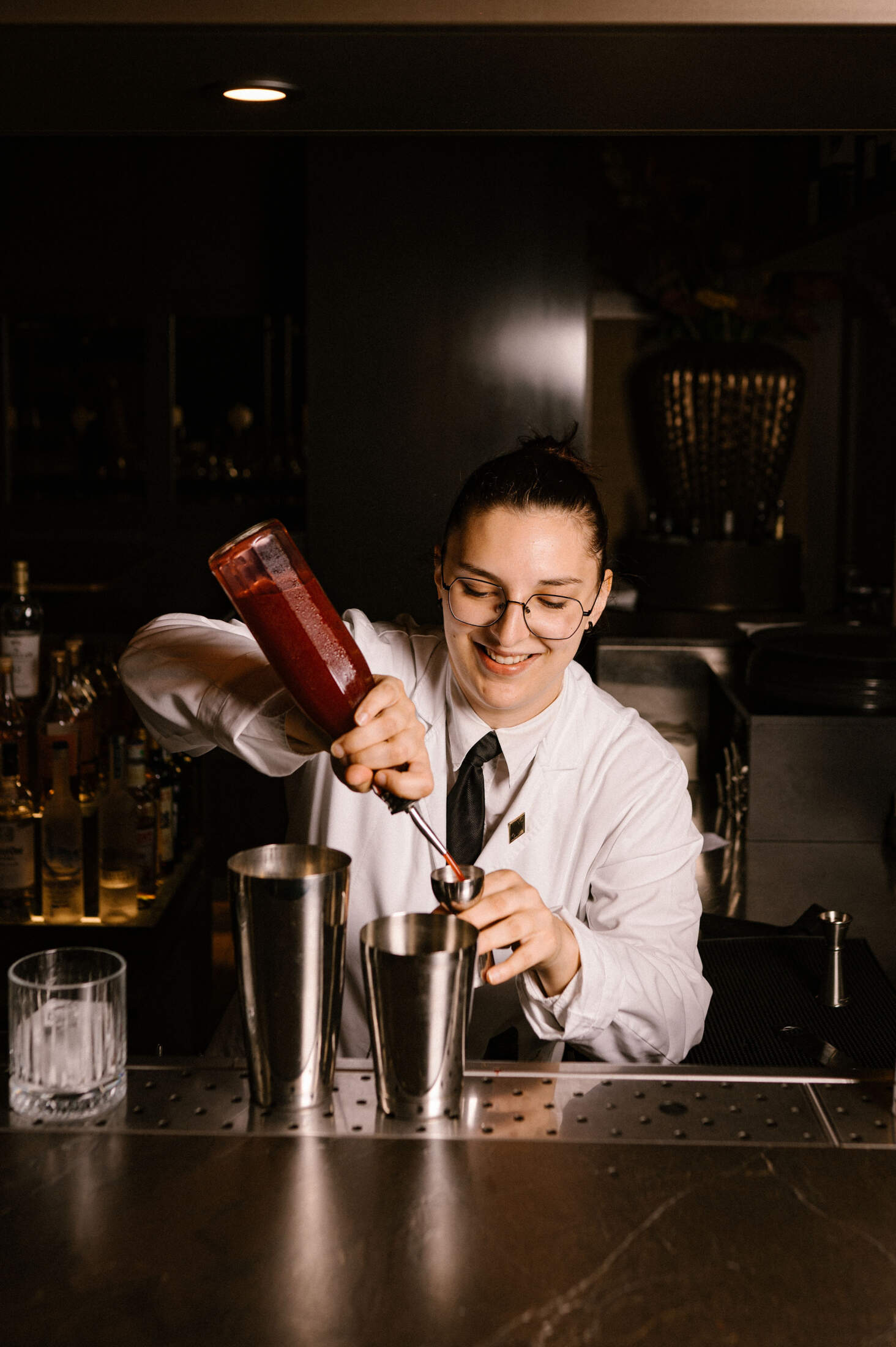 Barbara Pulcini Bartender Founders Bar