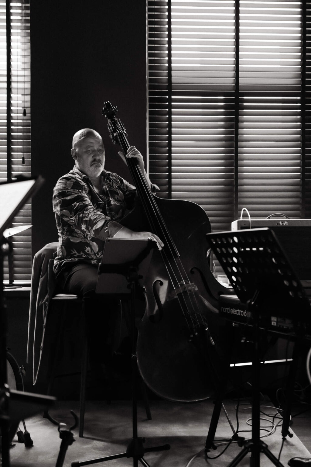 Jazzmuzikant tijdens Live Jazz bij Founders Bar