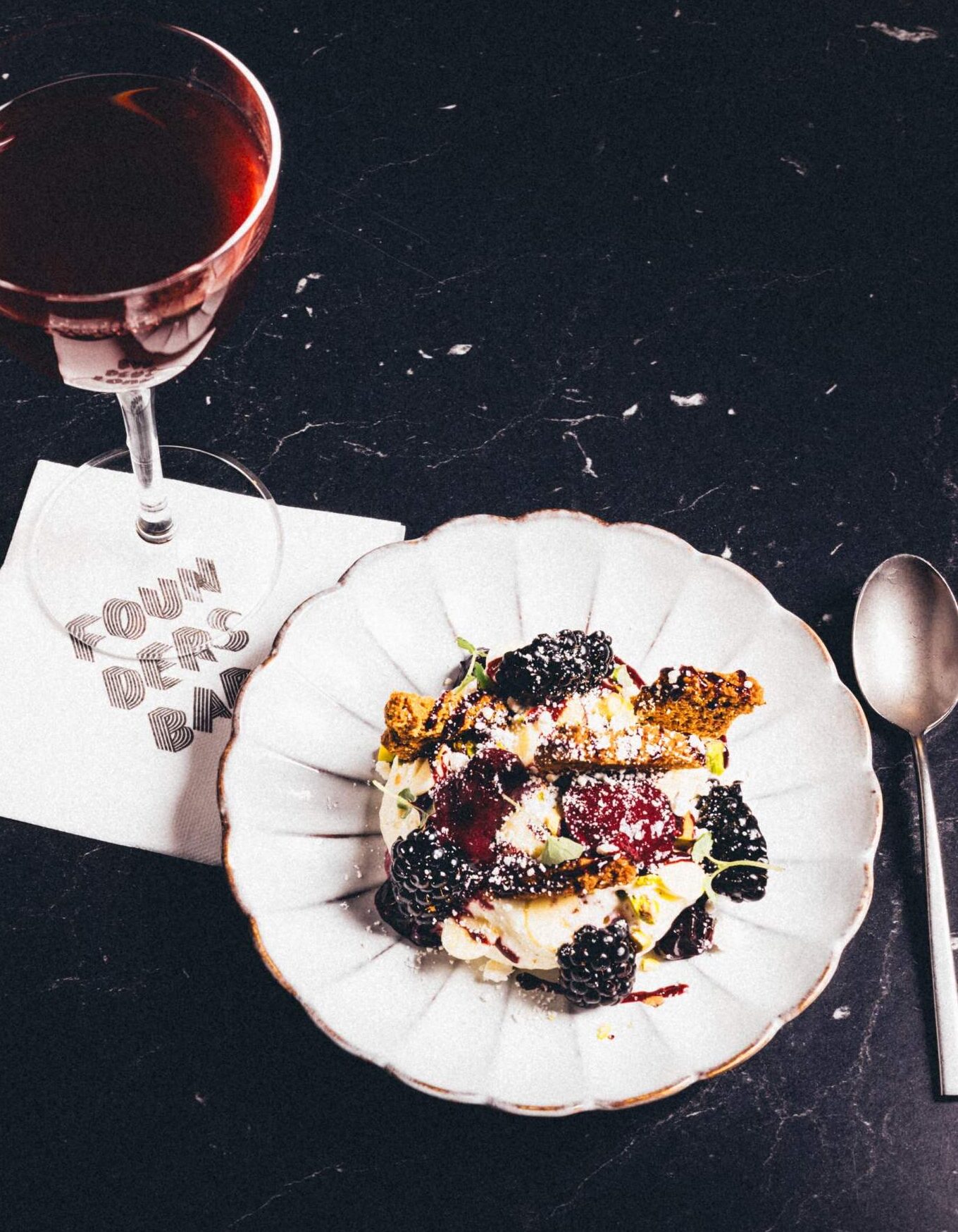 Founders Bar cheesecake