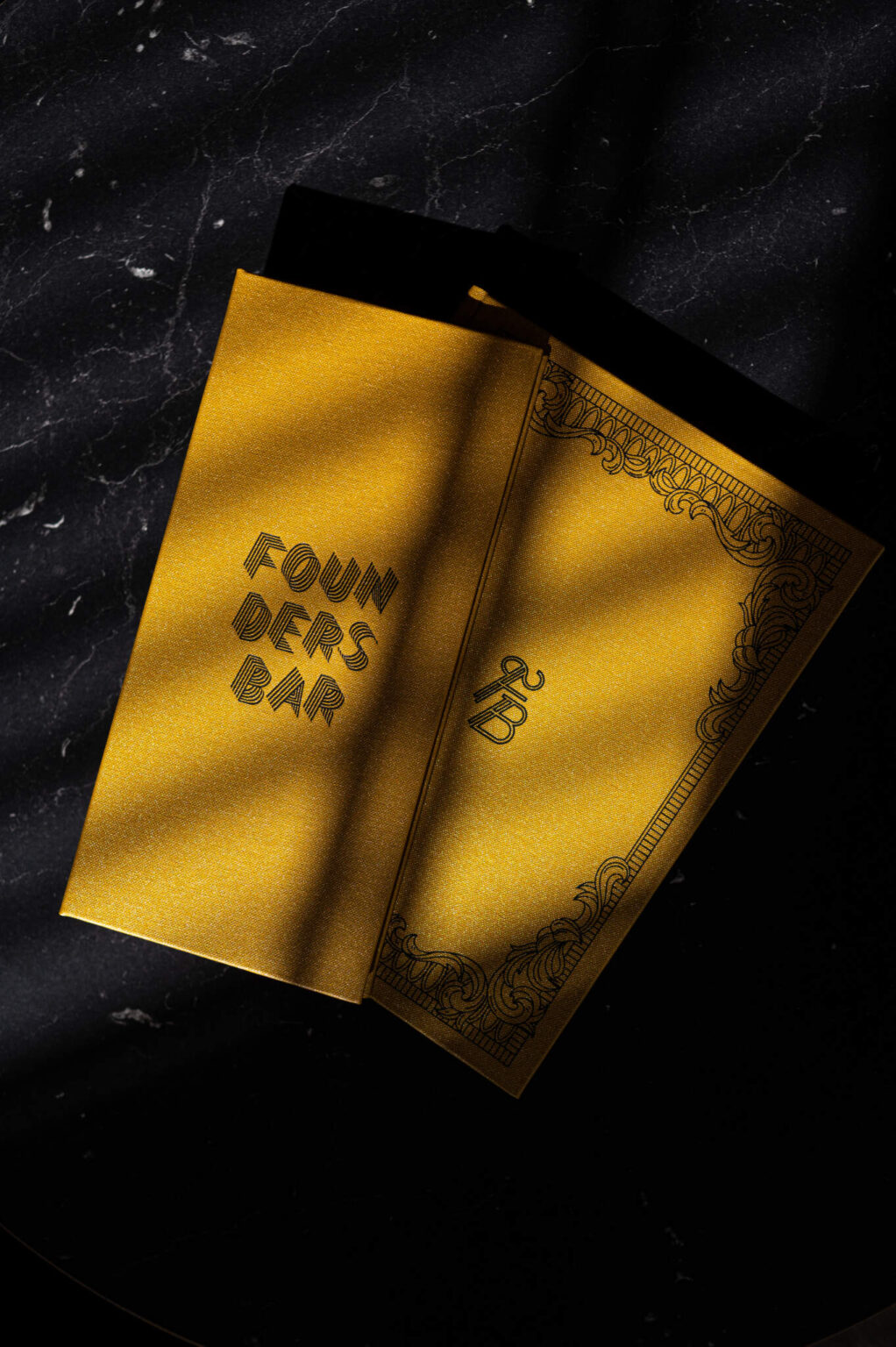 Menukaart van Founders Bar