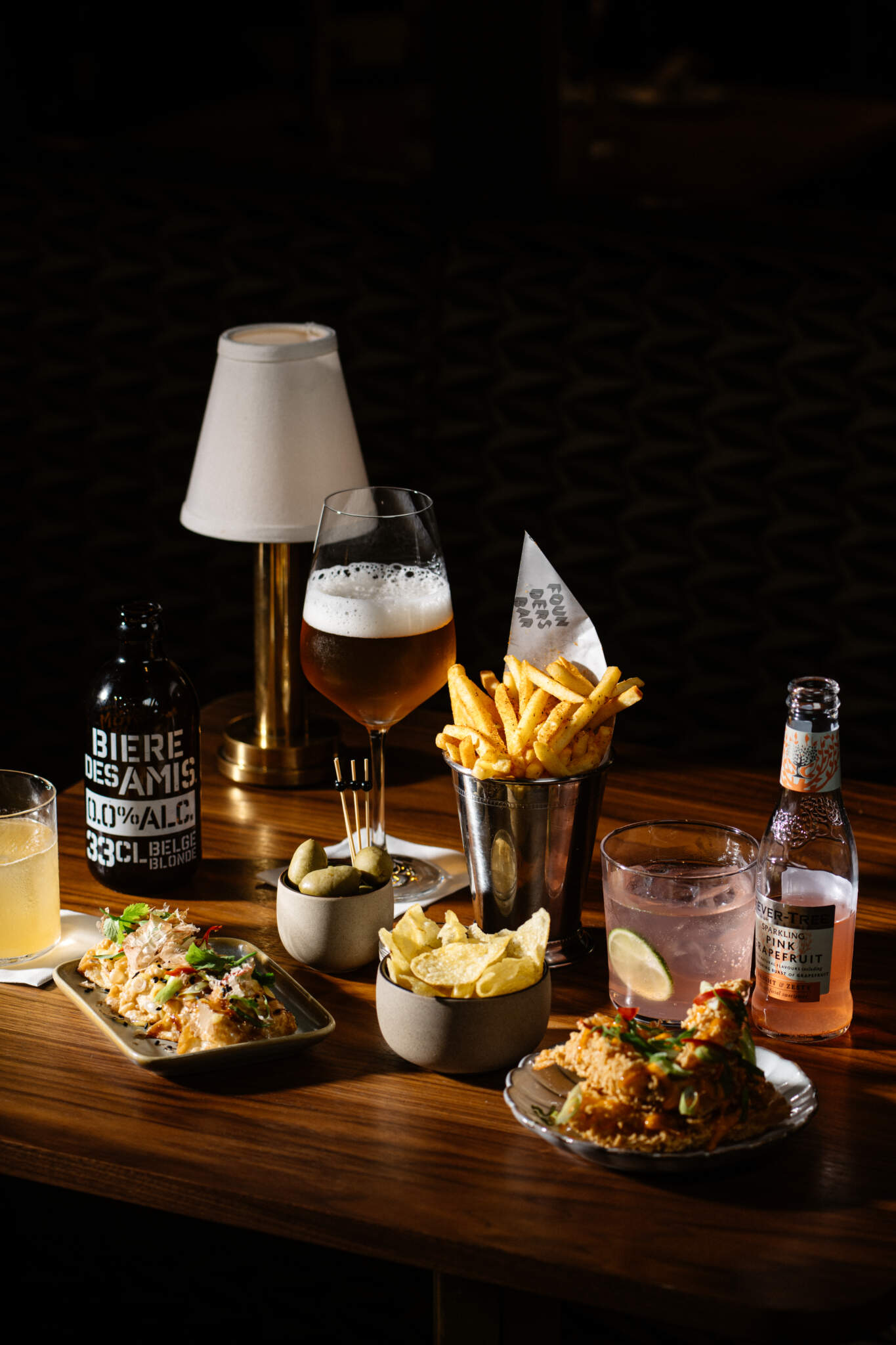 Drinks and bites Founders Bar